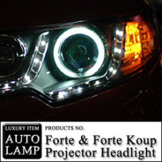 AUTOLAMP CCFL LED HEADLIGHTS KIA FORTE KOUP 2009-12